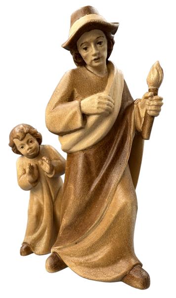 Vater mit erstauntem Kind