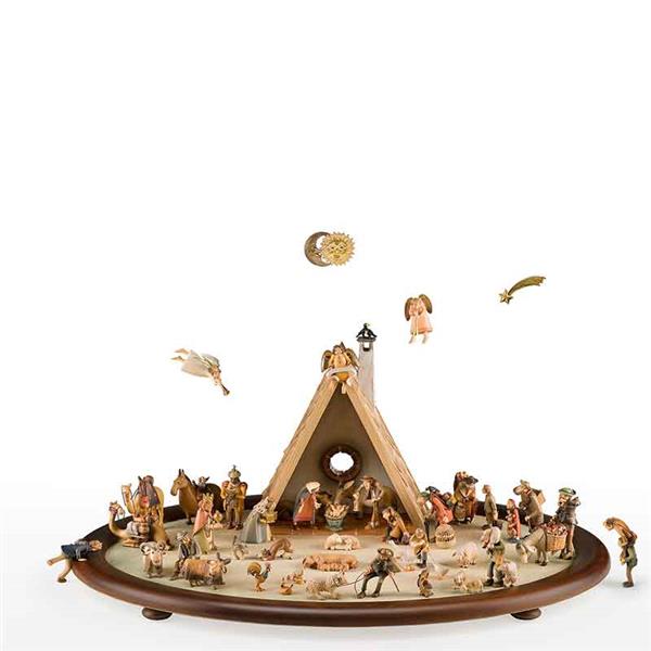 Satz 50-teilig mit Oval und Stall Satz 50-teilig mit Oval und Stall