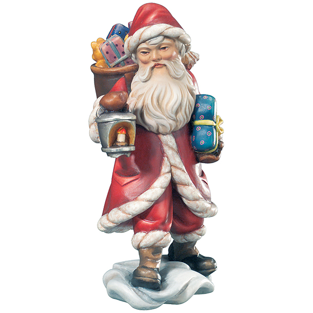 Weihnachtsmann mit Korb und Laterne Weihnachtsmann mit Korb und Laterne