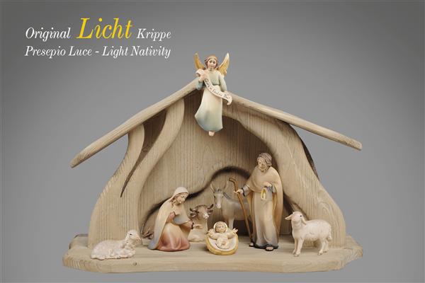 LI Set 8 Figuren + Familienstall Licht LI Set 8 Figuren + Familienstall Licht