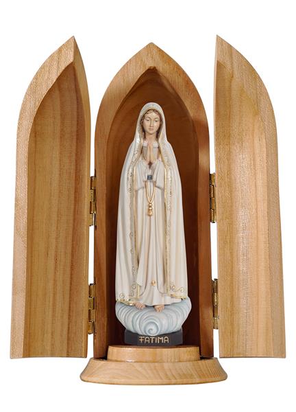 Madonna Fátima Capelinha in Nische Madonna Fátima Capelinha in Nische