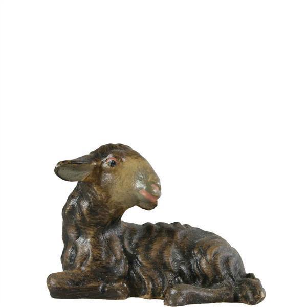 Schaf liegend schwarz Schaf liegend schwarz