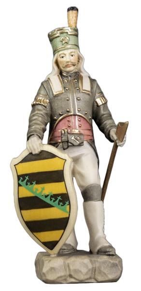 Obersteiger mit Wappen Obersteiger mit Wappen