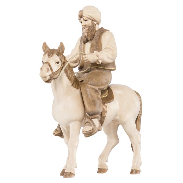 Reiter mit Pferd