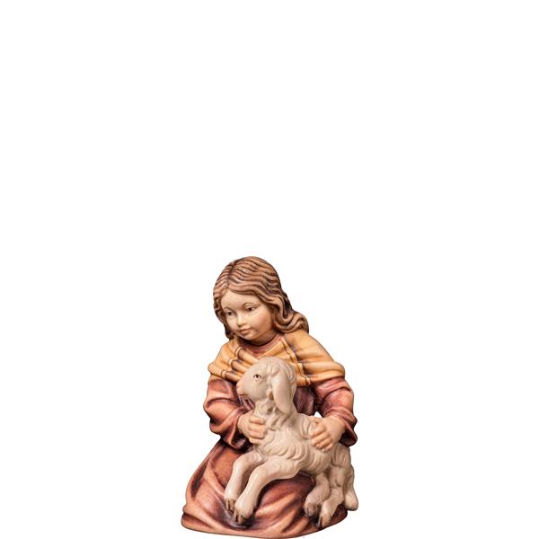 Hirtenmädchen mit Lamm Hirtenmädchen mit Lamm