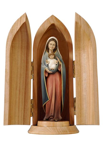 Madonna des Herzens in Nische Madonna des Herzens in Nische