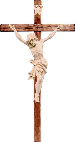 Alpenchristus weiss mit geradem Kreuz Alpenchristus weiss mit geradem Kreuz
