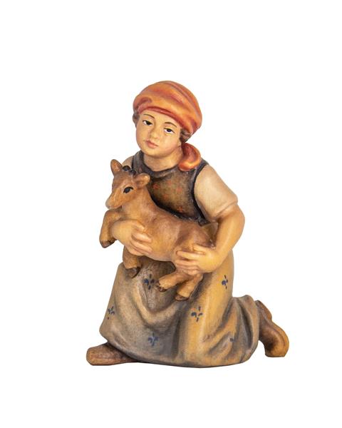 Mädchen mit Ziege Mädchen mit Ziege