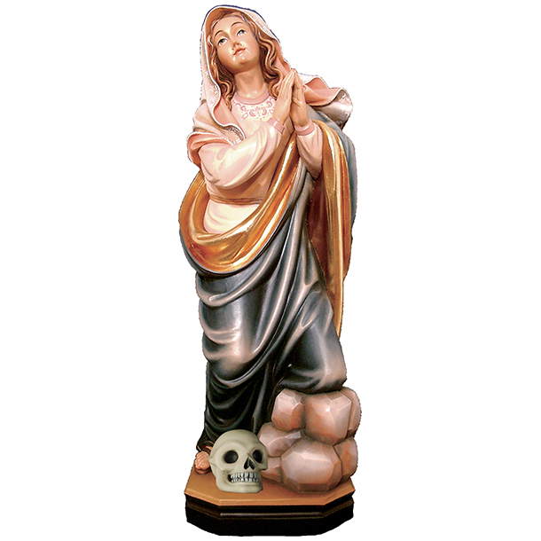 Hl. Melanie mit Totenkopf Hl. Melanie mit Totenkopf