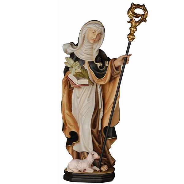 Hl. Agnes von Montepulciano mit Lilie und Schaf Hl. Agnes von Montepulciano mit Lilie und Schaf