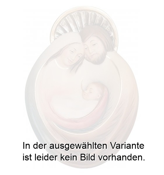 Hl. Familie Wandrelief Ahorn Holz