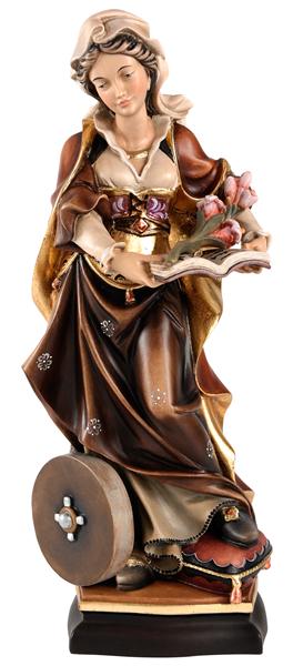 Hl. Christina mit Buch, Mühlstein und Lilie Hl. Christina mit Buch, Mühlstein und Lilie