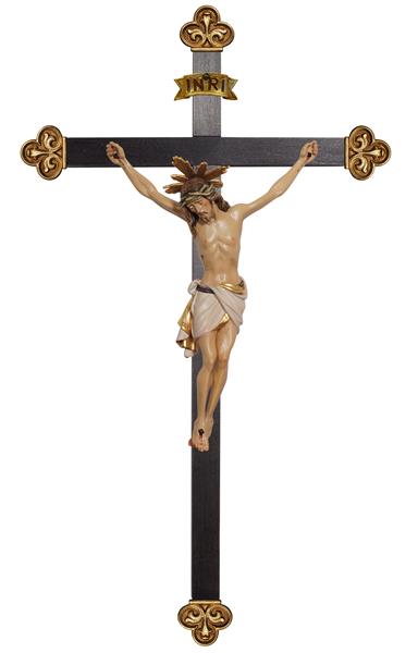 Christus Siena mit Gloriole auf Balken Barock