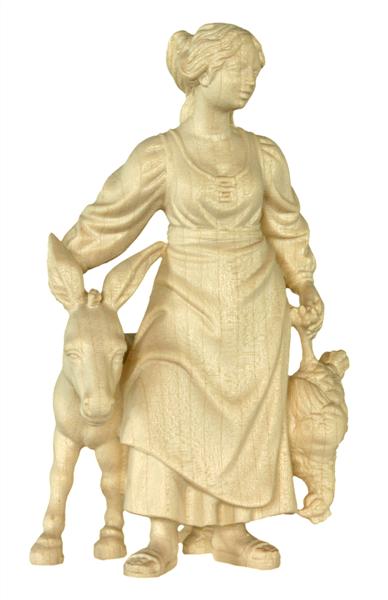 Frau mit Esel