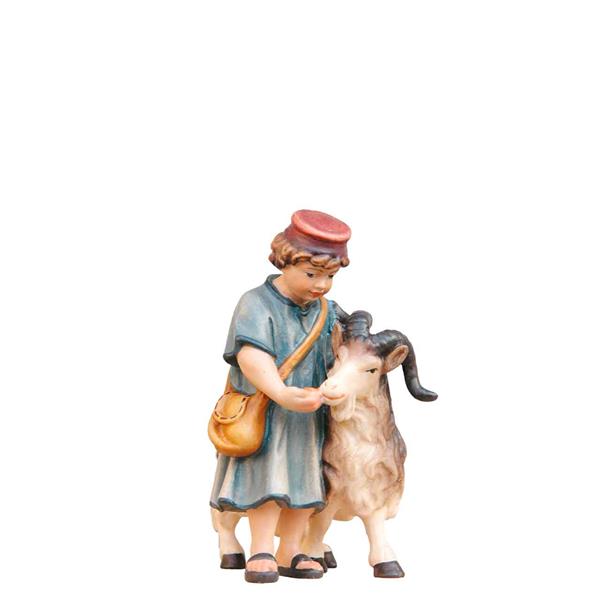 Bub mit Ziegenbock Bub mit Ziegenbock