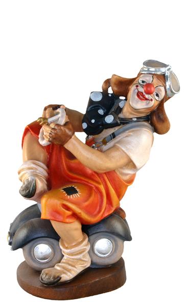 Clown auf Auto Clown auf Auto