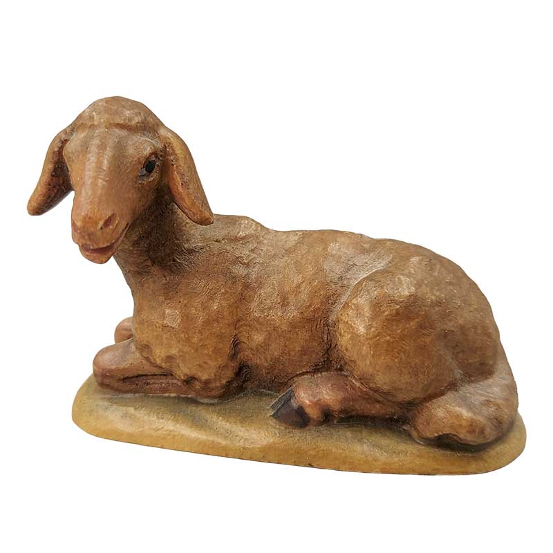 Schaf liegend dunkel