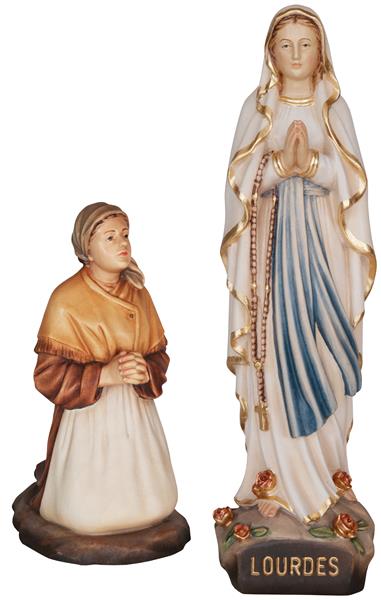 Muttergottes von Lourdes mit Bernadette