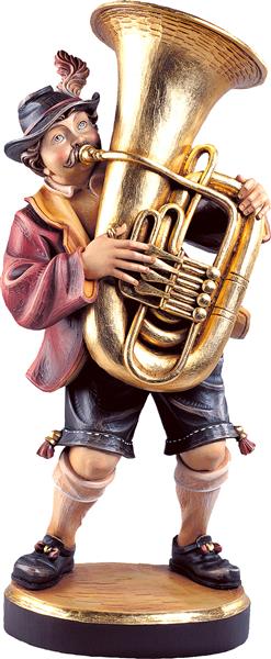 Musikant mit Tuba