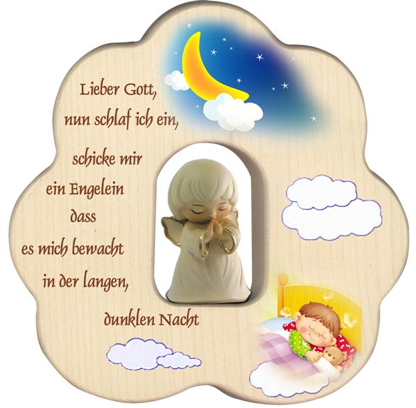 Wolke mit Engel 'Lieber Gott..'