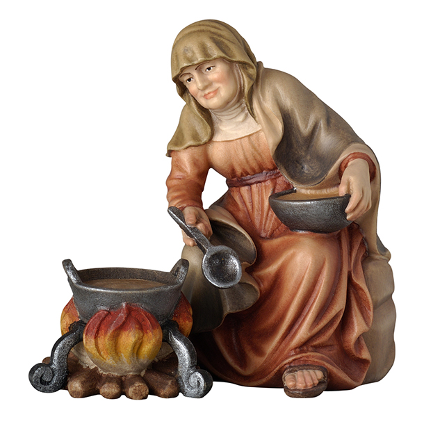 Oma am Lagerfeuer Oma am Lagerfeuer