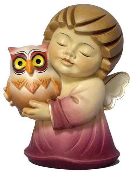 Engel Luna mit Eule Engel Luna mit Eule