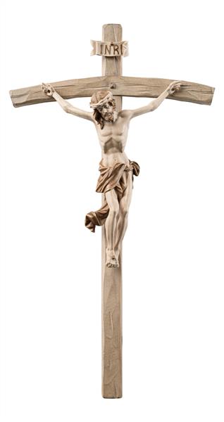 Christus Benedikt mit Kreuz gebogen