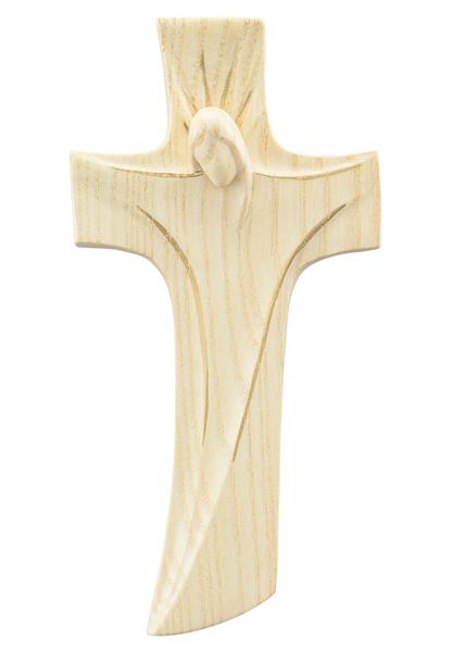 Kreuz Die Auferstehung in Ahorn- oder Eschenholz