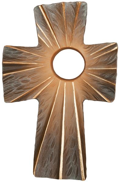 Dreifaltigkeitskreuz, Holz geschnitzt Dreifaltigkeitskreuz, Holz geschnitzt