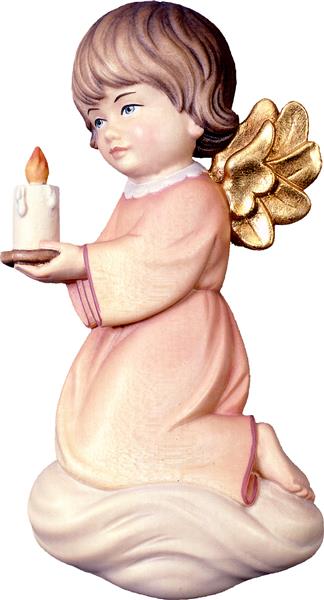 Pitti - Engel mit Kerze - Relief zum Hängen