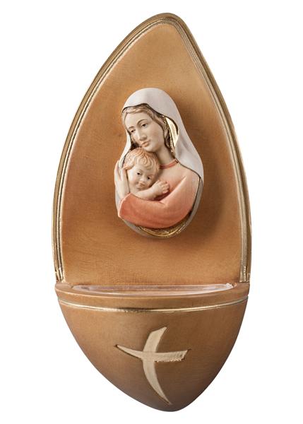 Weihwasserkessel + Wandmadonna Geborgenheit Weihwasserkessel + Wandmadonna Geborgenheit