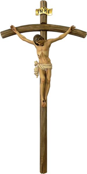 Kruzifix Tacca mit Kreuz gebogen Kruzifix Tacca mit Kreuz gebogen