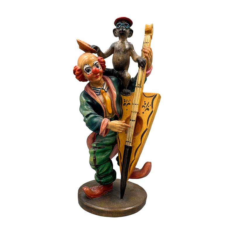 Clown mit Affe