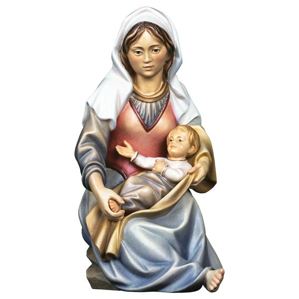 Madonna der Hl. Familie sitzend - 2 Teile Madonna der Hl. Familie sitzend - 2 Teile