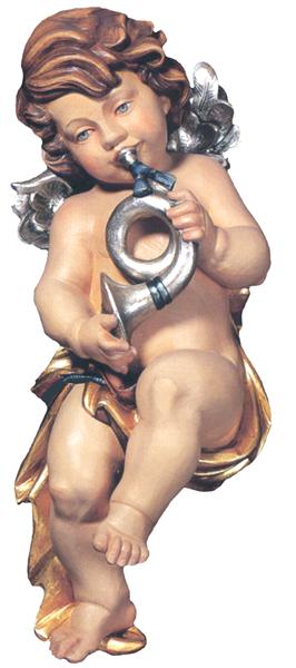Putte mit Horn