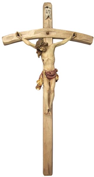 Kruzifix Walder + Kreuz gebogen