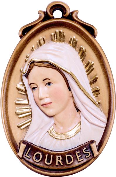 Medaillon Büste Lourdes