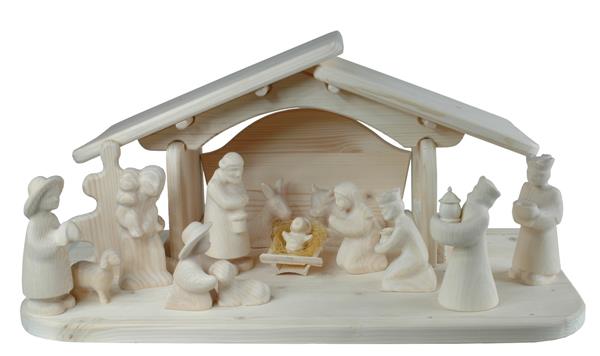 Kinderspielkrippe Bernardi 15 teilig Figuren und Stall Kinderspielkrippe Bernardi 15 teilig Figuren und Stall