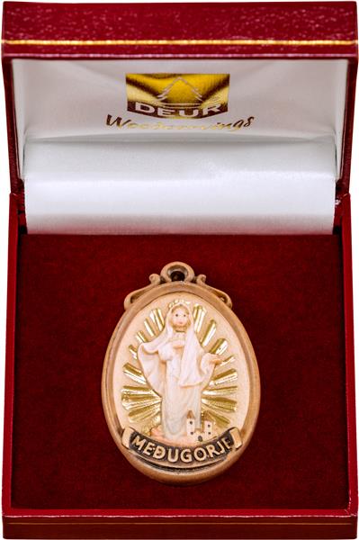 Medaillon Madonna Medjugorje mit Schatulle Medaillon Madonna Medjugorje mit Schatulle