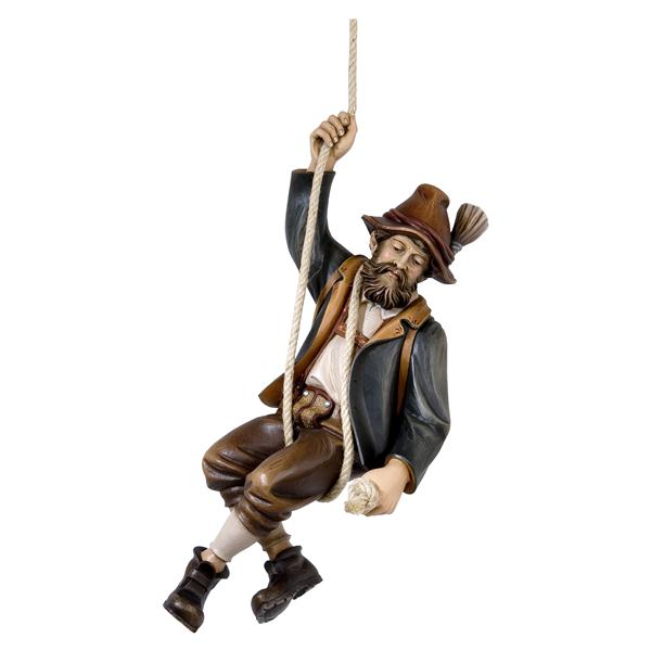 Abseiler mit Seil Abseiler mit Seil