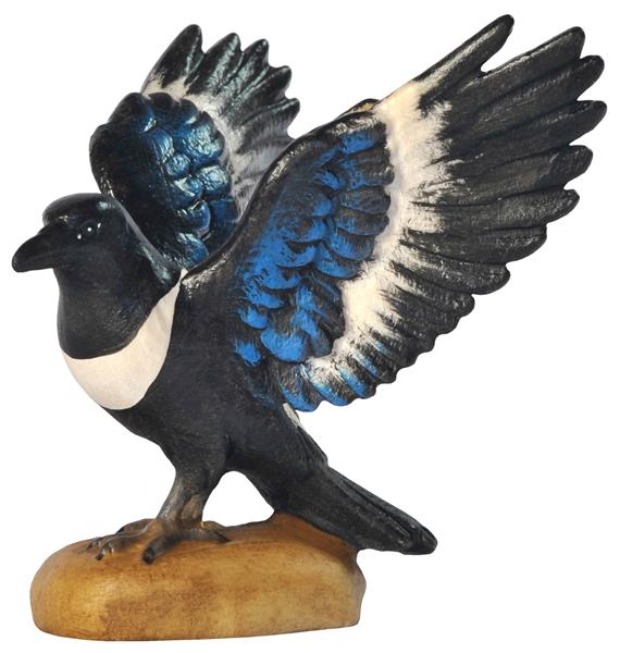 Elster Flügel offen Elster Flügel offen