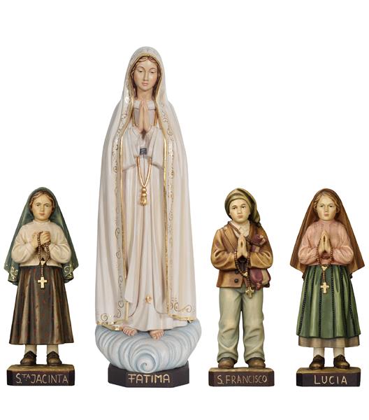 Madonna Fátima Capelinha mit 2 Hirtenkinder