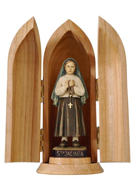 Hl. Jacinta Marto in Nische Hl. Jacinta Marto in Nische