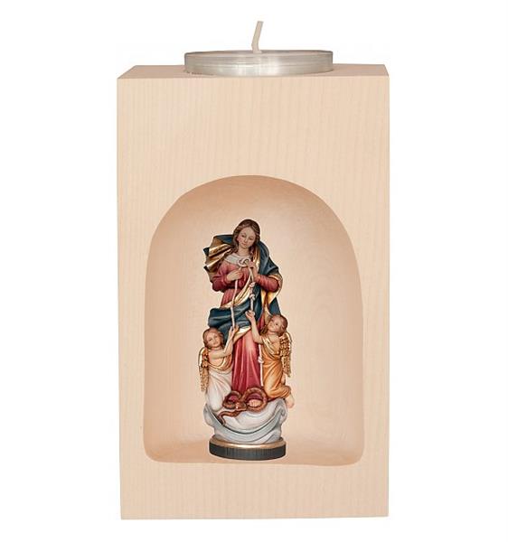 Teelichthalter mit Knotenlöserin Maria Teelichthalter mit Knotenlöserin Maria