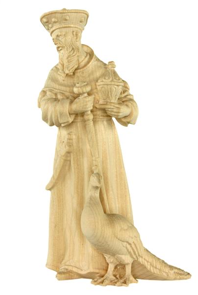 König mit Pfau König mit Pfau