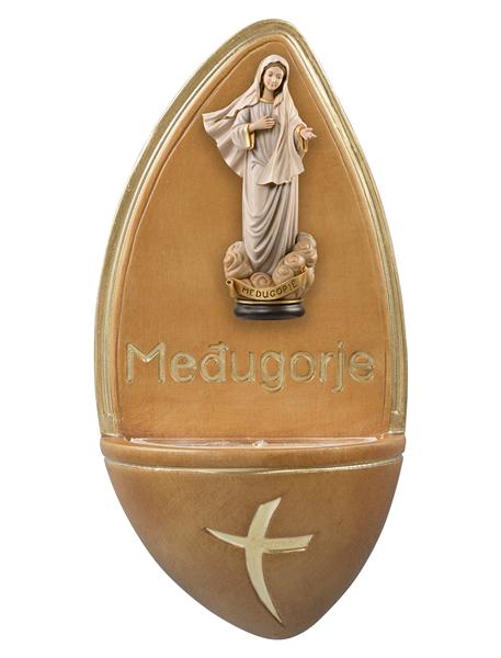 Weihwasserkessel Medugorje + Madonna Medugorje