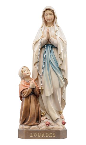Madonna Lourdes mit Bernadette Madonna Lourdes mit Bernadette