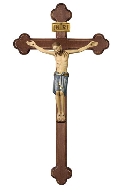Christus S. Damiano auf Balken gebeizt Barock