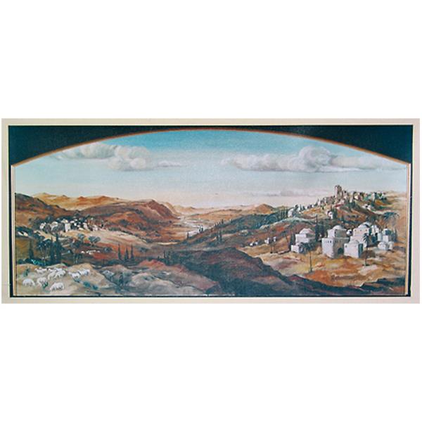 Druck auf Leinen - Orientalische Landschaft Druck auf Leinen - Orientalische Landschaft