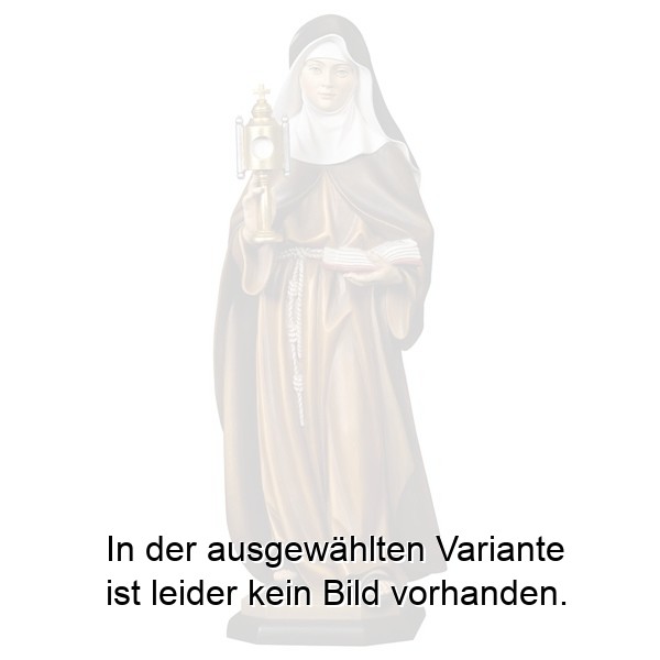 Hl. Klara von Assisi mit Ziborium Hl. Klara von Assisi mit Ziborium